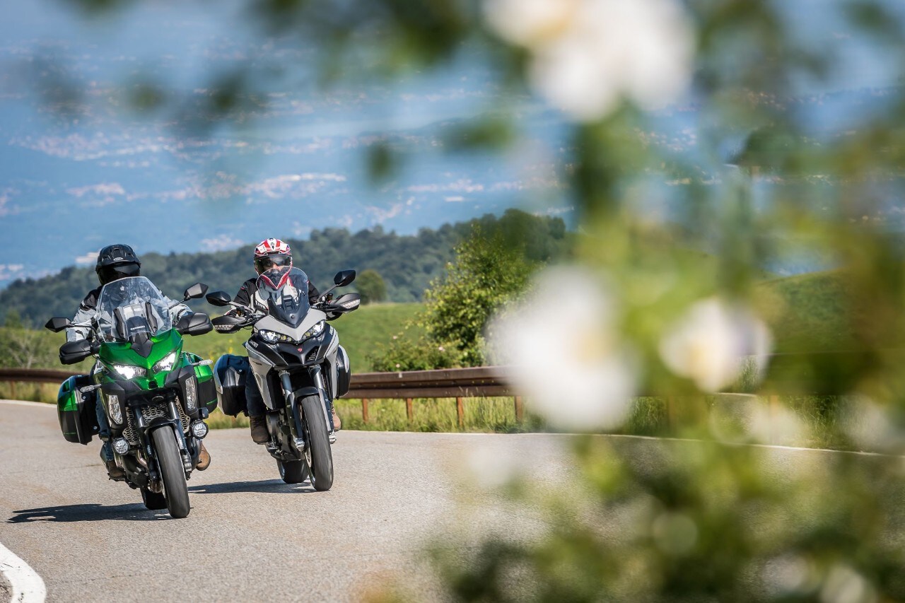 Ducati Multistrada 950 S - Kawasaki Versys SE Gran Tourer: fun touring